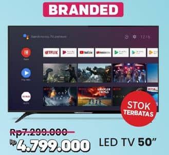 Promo Harga Branded LED TV 50"  - COURTS