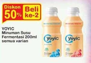 Promo Harga YOYIC Probiotic Fermented Milk Drink All Variants 200 ml - Indomaret