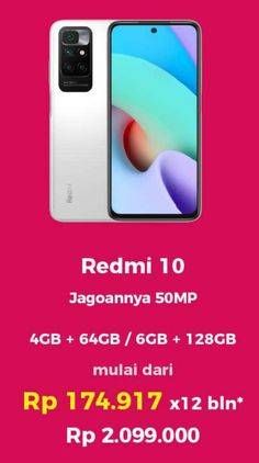 Promo Harga XIAOMI Redmi 10  - Erafone