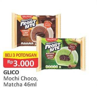 Promo Harga GLICO Frostbite Mochi Matcha Ogura, Choco Lava 46 ml - Alfamart