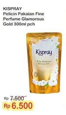 Promo Harga Kispray Pelicin Pakaian Gold 300 ml - Indomaret