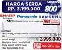 Promo Harga AC 1/2 PK Sharp, Panasonic, Samsung  - LotteMart