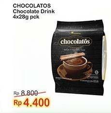 Promo Harga Chocolatos Chocolate Bubuk Choco per 4 sachet 28 gr - Indomaret