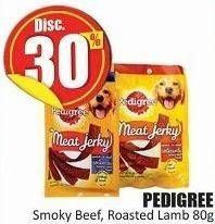 Promo Harga PEDIGREE Meat Jerky Roasted Lamb, Smoky Beef 80 gr - Hari Hari