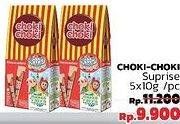 Promo Harga CHOKI-CHOKI Coklat Chococashew Surprise Pack per 5 pcs 10 gr - LotteMart