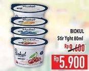 Promo Harga BIOKUL Stir Yogurt 80 gr - Hypermart