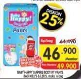 Promo Harga Baby Happy Body Fit Pants M32, L28 28 pcs - Superindo