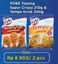 Promo Harga Kobe Tepung Bumbu Super Crispy, Tempe Goreng Kriuk per 2 sachet - Indomaret