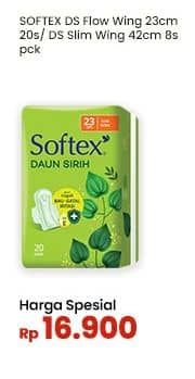 Promo Harga Softex Daun Sirih Wing 23cm, Wing 42 Cm 8 pcs - Indomaret