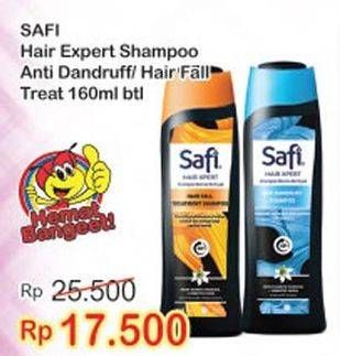 Promo Harga SAFI Hair Xpert Shampoo Anti Dandruff, Hair Fall Treatment 160 ml - Indomaret