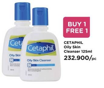 Promo Harga CETAPHIL Oily Skin Cleanser 125 ml - Watsons