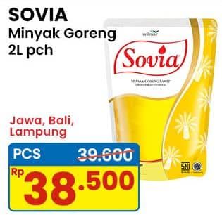 Promo Harga Sovia Minyak Goreng 2000 ml - Indomaret