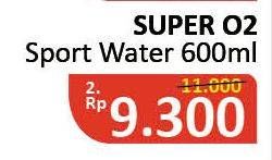 Promo Harga SUPER O2 Silver Oxygenated Drinking Water 600 ml - Alfamidi