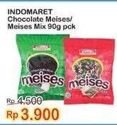 Promo Harga INDOMARET Meises Chocolate, Mix 90 gr - Indomaret