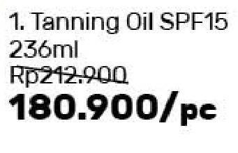 Promo Harga BANANA BOAT Deep Tanning Oil SPF 15 236 ml - Guardian