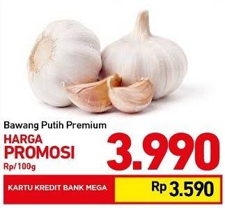 Promo Harga Bawang Putih Premium per 100 gr - Carrefour