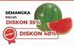 Promo Harga Semangka Merah per 100 gr - Yogya