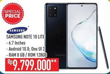 Promo Harga SAMSUNG Galaxy Note 10 Lite  - Hypermart
