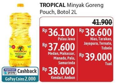 Promo Harga Tropical Minyak Goreng Pouch/Botol  - Alfamidi