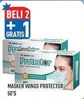 Promo Harga WINGS CARE Protector Daily Masker Kesehatan 50 pcs - Hypermart