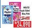 Promo Harga Molto All in 1 Blue Morning Fresh, Pink Sunshine Bloom 720 ml - Hypermart