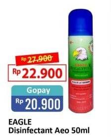 Promo Harga CAP LANG Eagle Eucalyptus Disinfectant Spray 50 ml - Alfamart