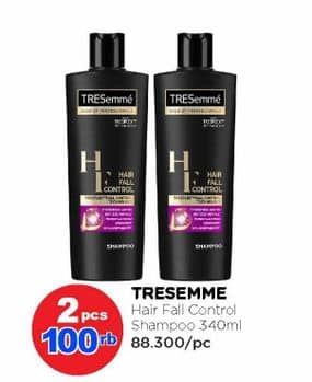 Promo Harga Tresemme Shampoo Hair Fall Control 340 ml - Watsons