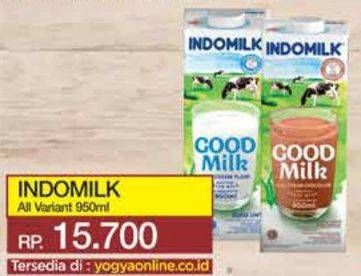 Promo Harga INDOMILK Susu UHT All Variants 950 ml - Yogya