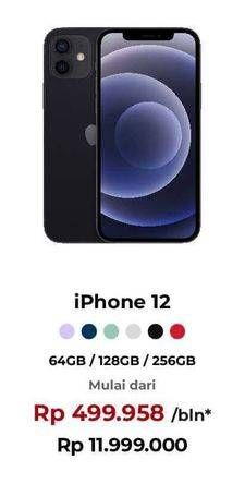 Promo Harga Apple iPhone 12 64 GB, 256 GB, 128 GB 1 pcs - Erafone