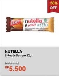 Promo Harga Nutella B-ready 22 gr - Indomaret