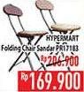 Promo Harga Hypermart Folding Chair Standar  - Hypermart