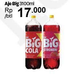 Promo Harga AJE BIG COLA Minuman Soda 3100 ml - Carrefour