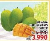 Promo Harga Mangga Harum Manis Super per 100 gr - LotteMart