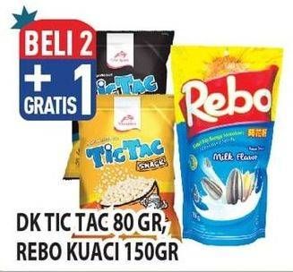 Promo Harga Dua Kelinci Tic Tac/Rebo Kuaci  - Hypermart