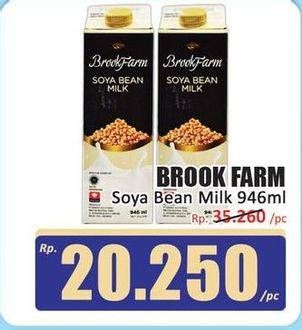 Promo Harga Brookfarm Soya Bean Milk 1000 ml - Hari Hari