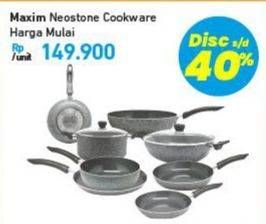 Promo Harga MAXIM Neostone Enhanced Ceramic Nonstick  - Carrefour