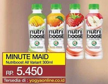 Promo Harga MINUTE MAID Nutriboost All Variants 300 ml - Yogya
