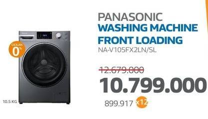 Promo Harga Panasonic NA-V105FX2LN Mesin Cuci Front Load  - Electronic City