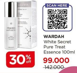 Promo Harga WARDAH White Secret Pure Treatment Essence 100 ml - Watsons