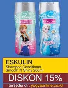 Promo Harga ESKULIN Kids Shampoo & Conditioner Elsa 200 ml - Yogya