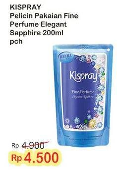 Promo Harga Kispray Pelicin Pakaian Elegante Sapphire 200 ml - Indomaret
