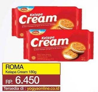 Promo Harga ROMA Kelapa Cream 180 gr - Yogya