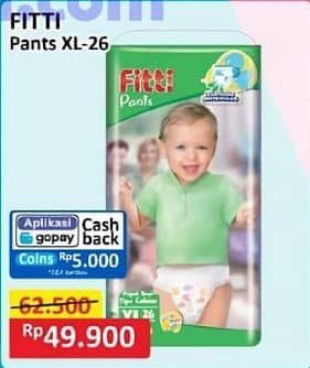 Promo Harga Fitti Pants XL26 26 pcs - Alfamart