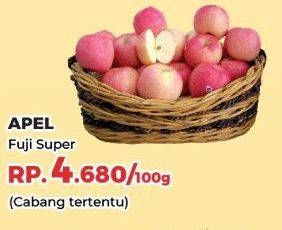 Promo Harga Apel Fuji Super per 100 gr - Yogya