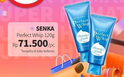 Senka Perfect Whip Facial Foam 120 gr Harga Promo Rp71.500, Tambah Rp. 1.000 Dapat 2 Pcs, Toko Tertentu