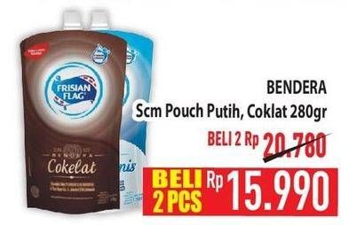 Promo Harga Frisian Flag Susu Kental Manis Putih, Cokelat 280 gr - Hypermart