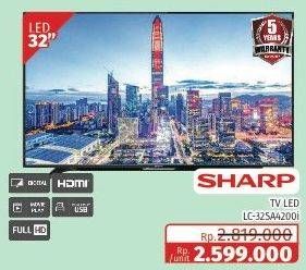 Promo Harga SHARP LC-32SA4200i | LED TV  - Lotte Grosir