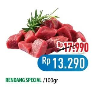 Promo Harga Daging Rendang Sapi per 100 gr - Hypermart