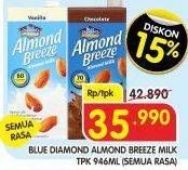 Promo Harga BLUE DIAMOND Almond Breeze All Variants 946 ml - Superindo