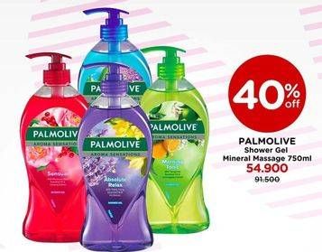 Promo Harga PALMOLIVE Shower Gel Aroma Sensation Mineral Massage 750 ml - Watsons